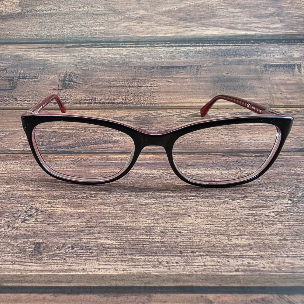 Michael Kors MK247 Eyeglasses Black Red Cat Eye 54-18-135 MK247 601